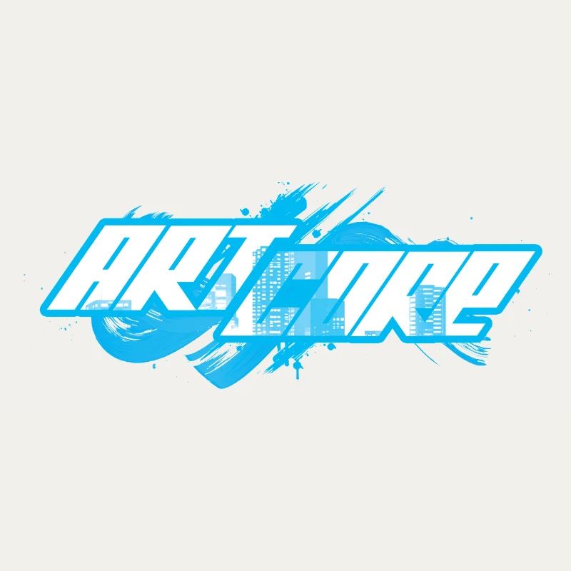 ArtCore graffiti Blue Splash pun Hardcore