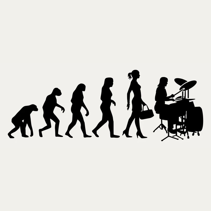 Evolution Schlagzeugerin Percussion Drummer