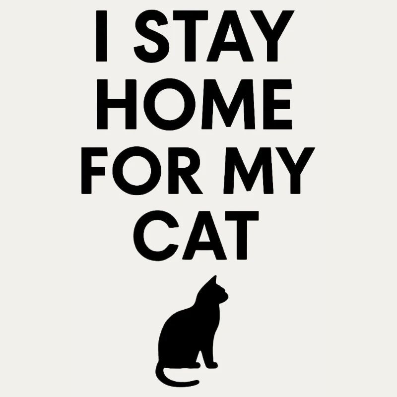 Je reste à la maison pour mon chat