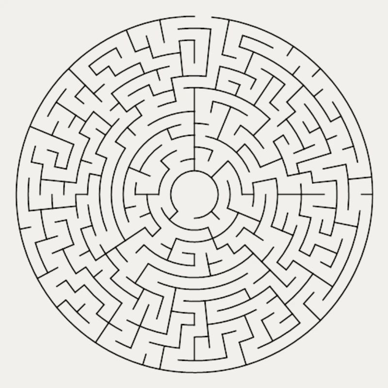 Labyrinth Mandala