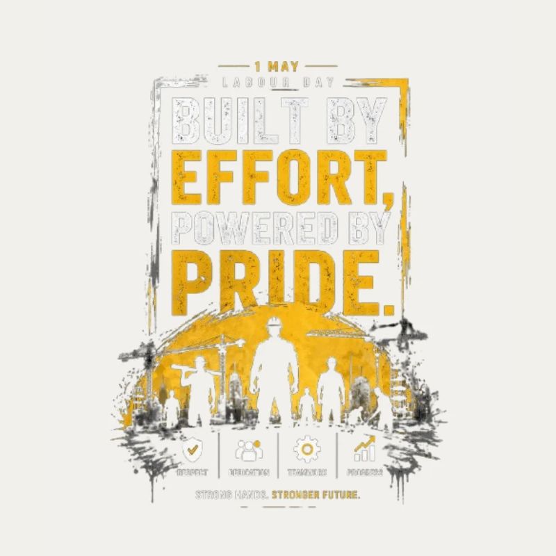 Built by Effort, Powered by Pride labord day