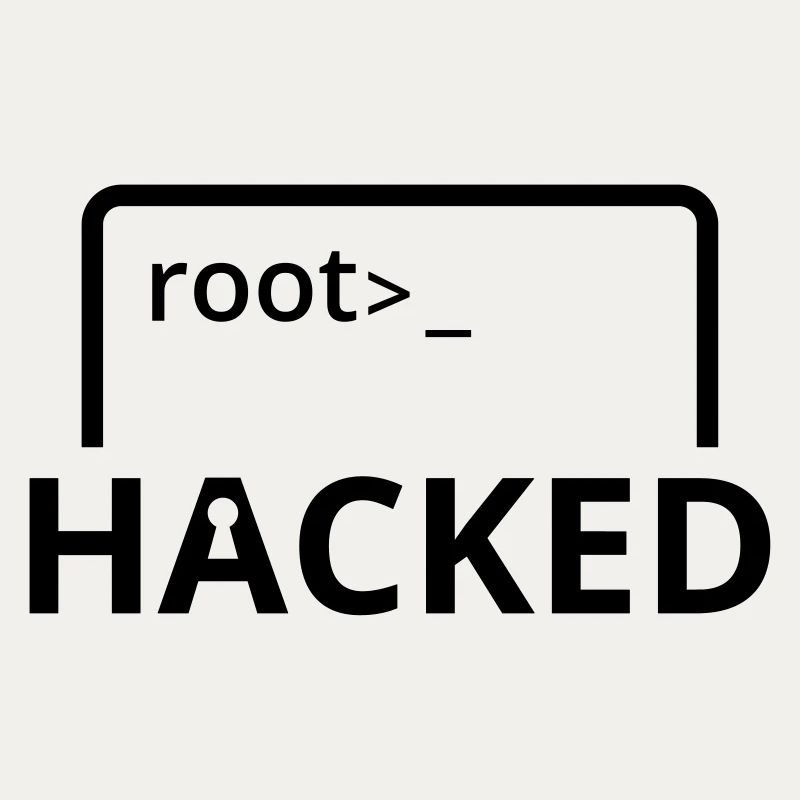 Hacked Hacker Informatiker Computer Programmierer