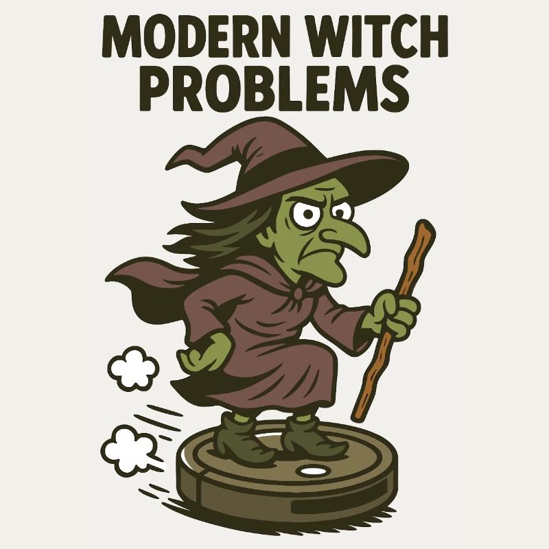Modern Witch Problems – Lustiges Hexen Design