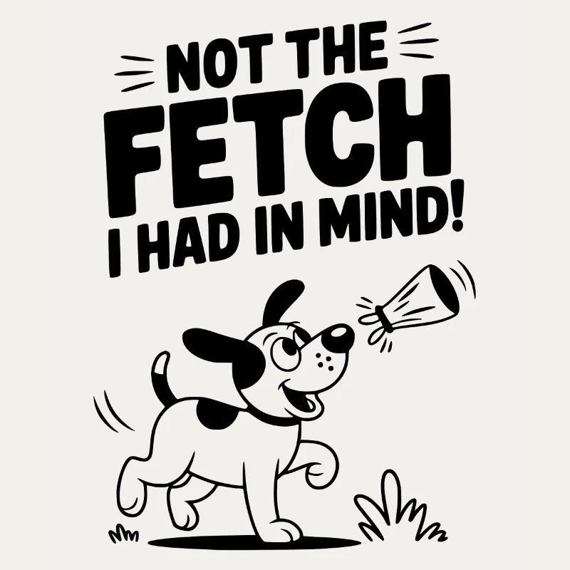 Fetching sticks with plastic bag