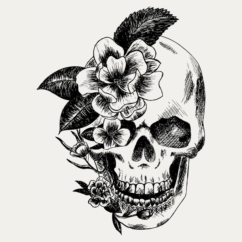 crane et fleurs