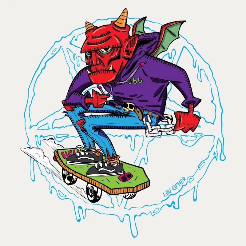 Skate or ... burn in Hell!