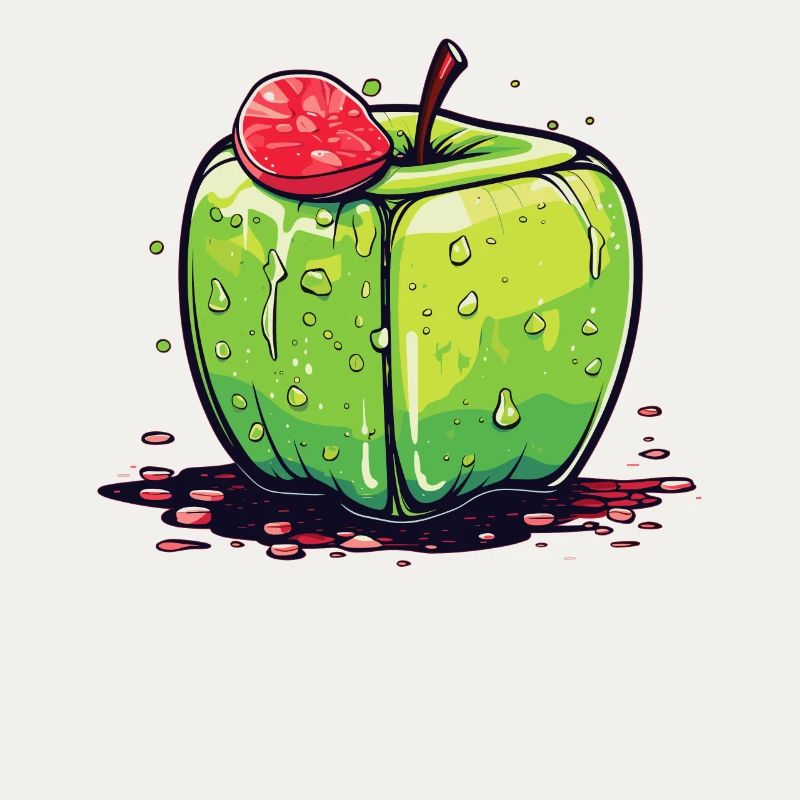 Würfel Apfel Cube Apple