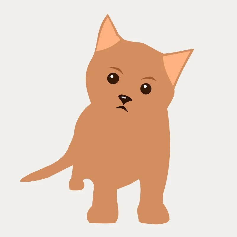 Conception de la Surface Chaton Marron