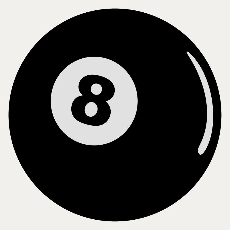 Billard Kugel schwarze 8 Ball Geschenk Pool