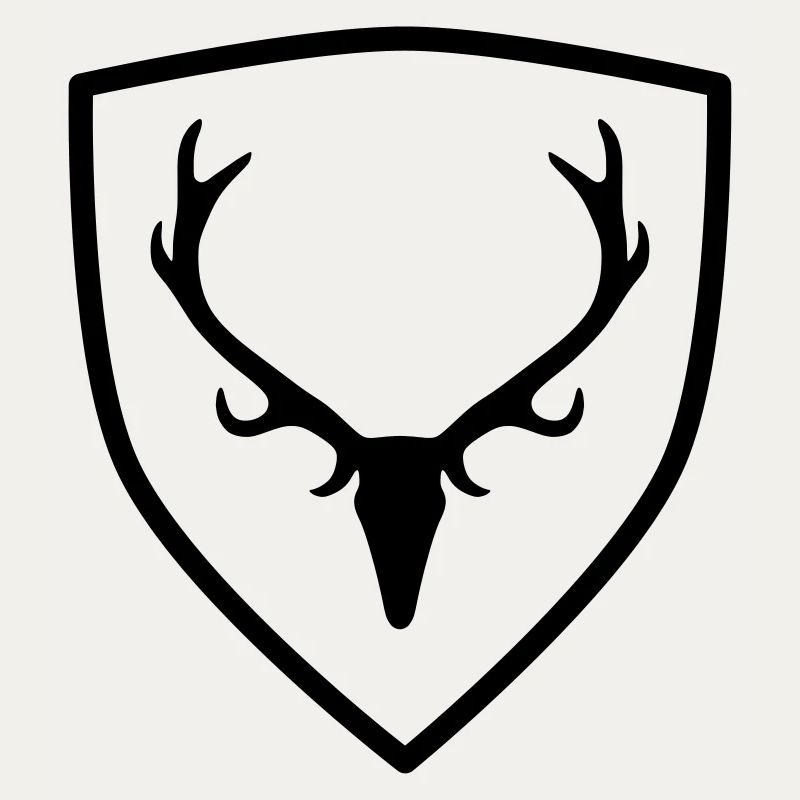 Wappen mit Geweih