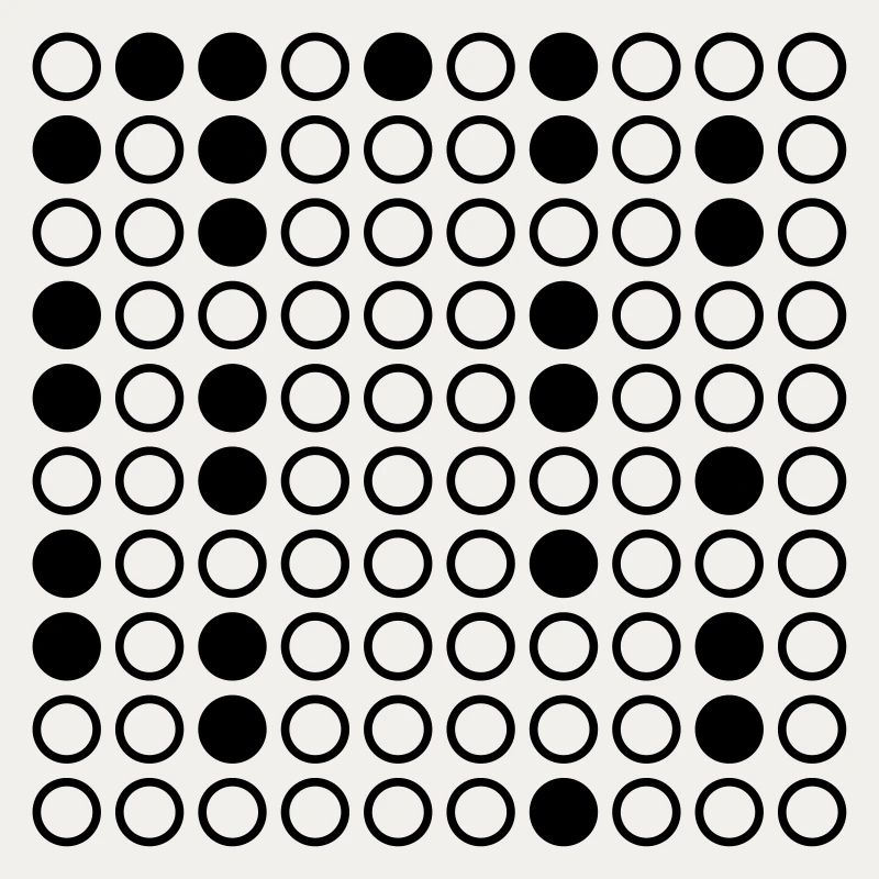 Nerdy design "prime numbers" up to 100