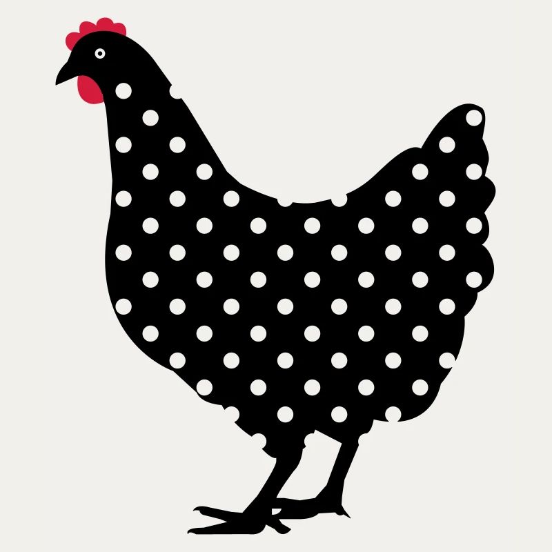 Chicken hen spotted