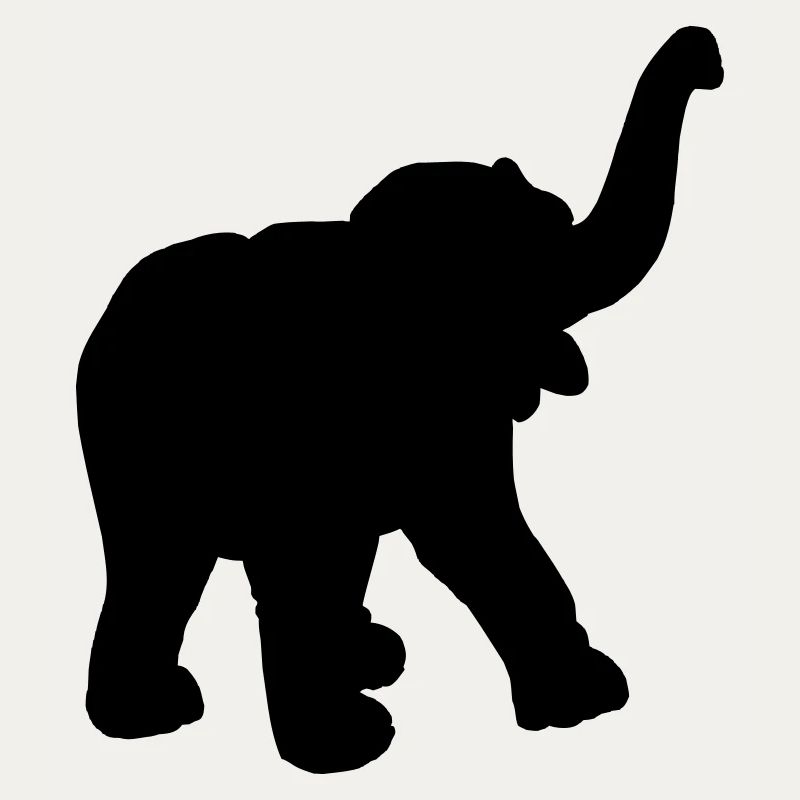 Joyeux jeune éléphant du cirque