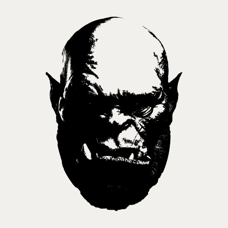 Nocturnal Skull Silhouette