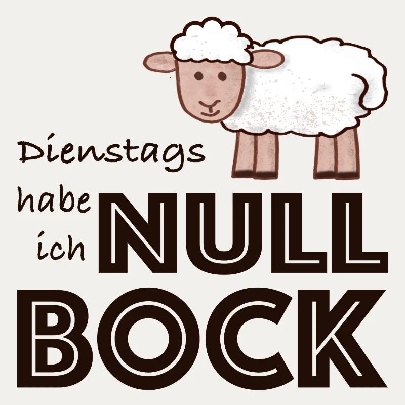 Null Bock auf Dienstag - Schaf