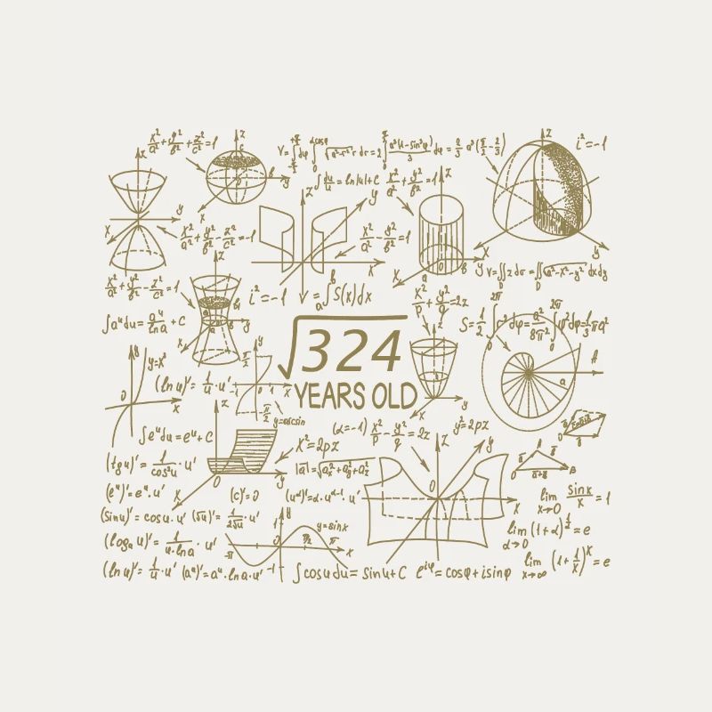 18th Birthday Math Math Student Mathefan