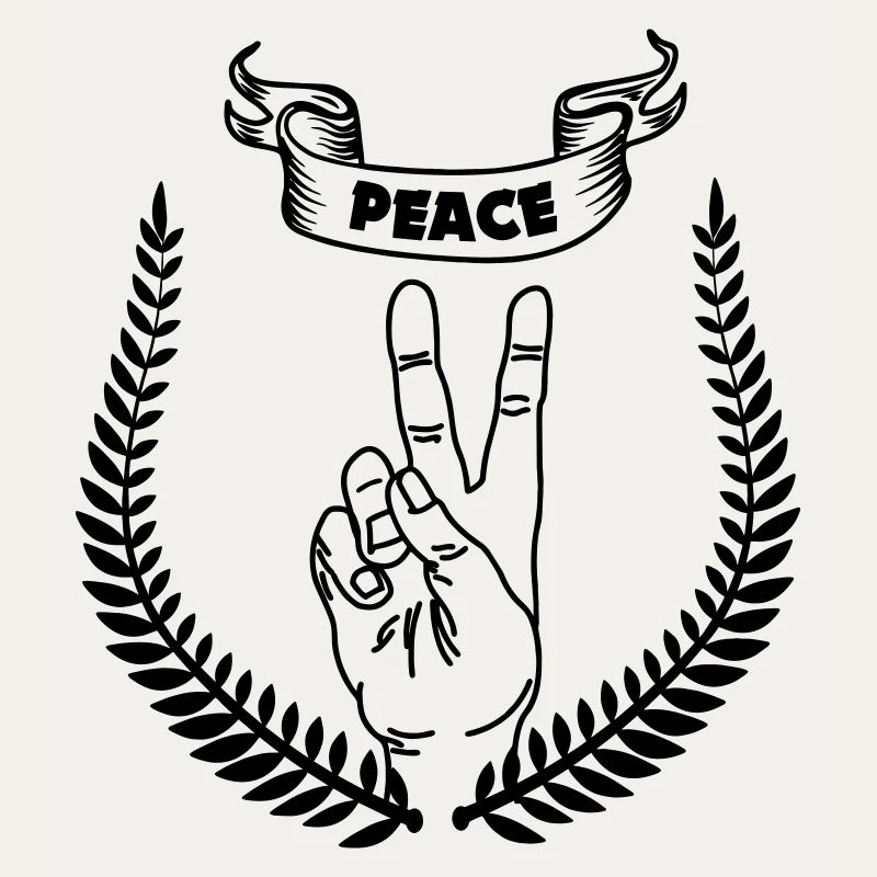 Hand gesture peace PEACE 2