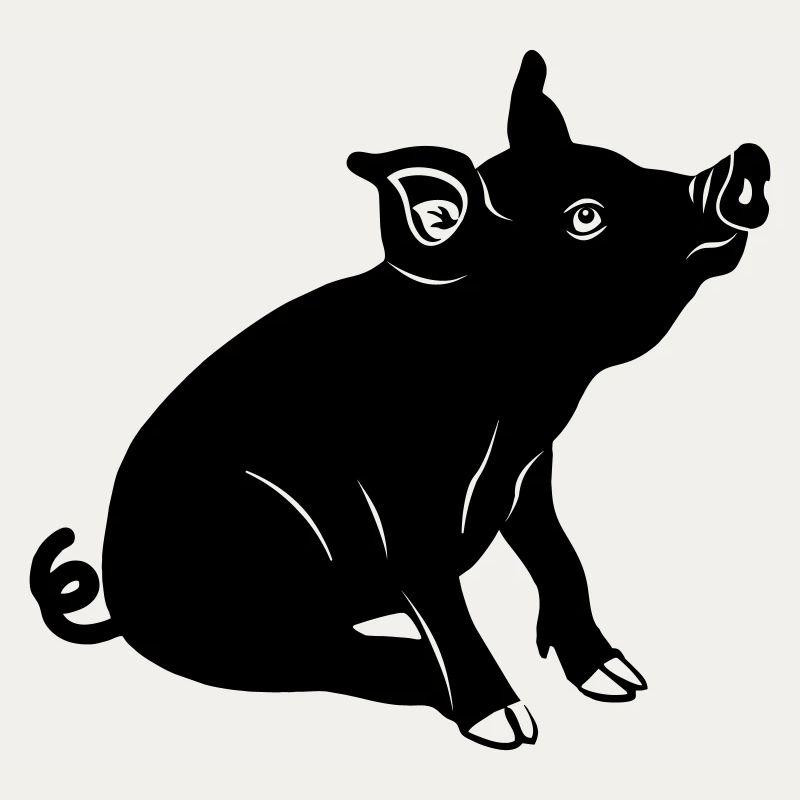 Schweinssitz-Logo Schattenbild