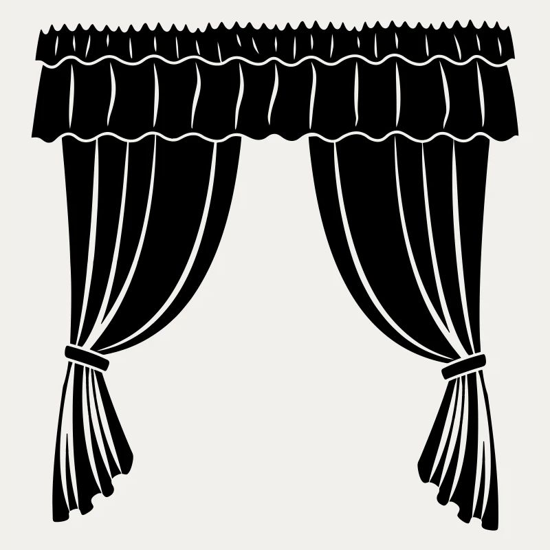 Vorhänge Theater oder Geschäft
