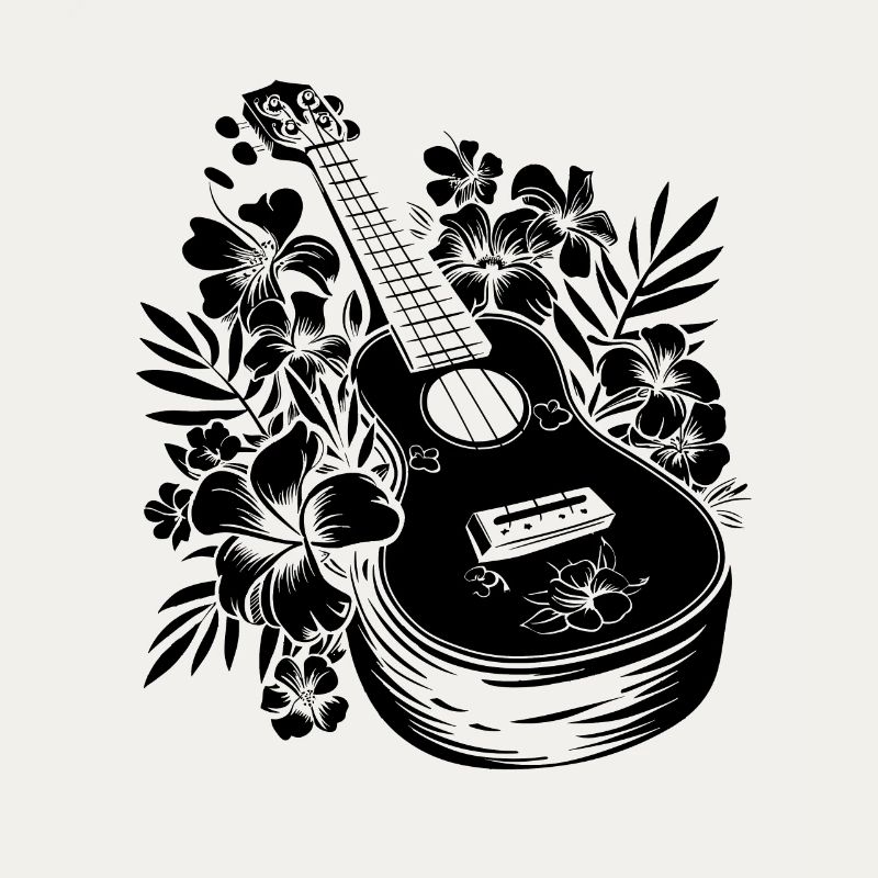 Ukulele Comic Look