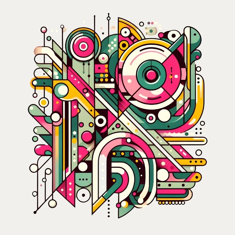 Neon Geometry — Hypergrid