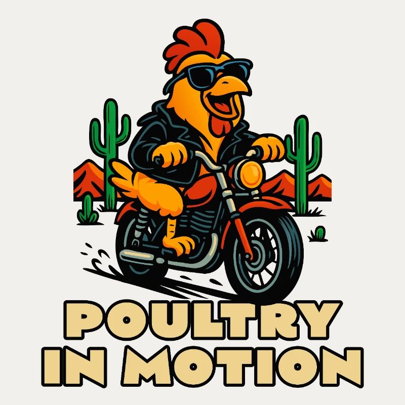 Poultry in Motion: Chicken Biker