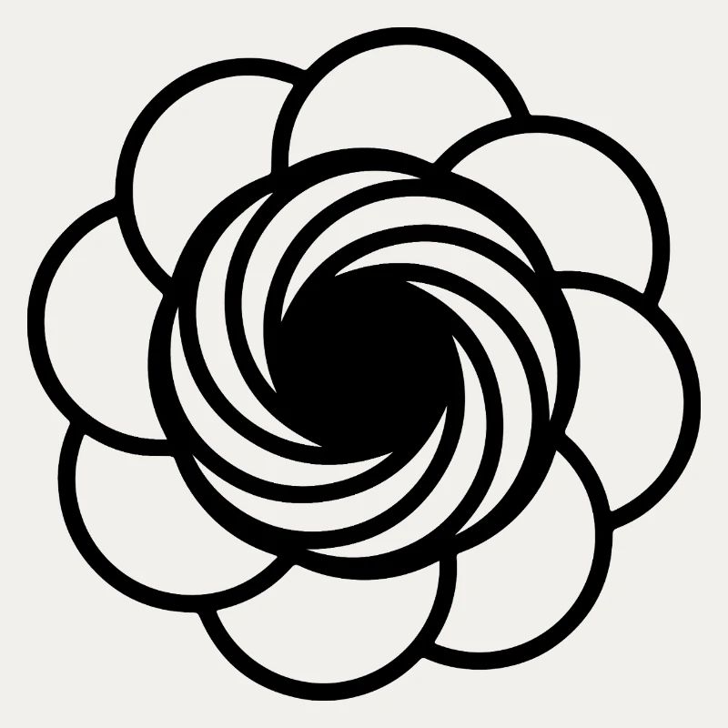 Cosmic Vortex Flower
