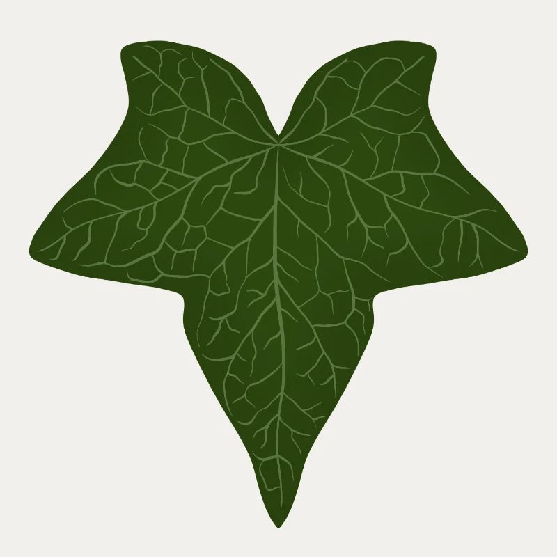 Elegant Green Ivy Leaf Pattern