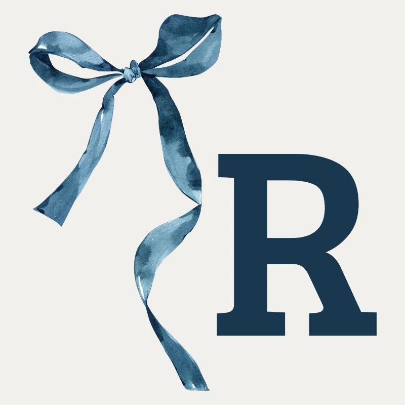 Monogramm r Geschenkidee