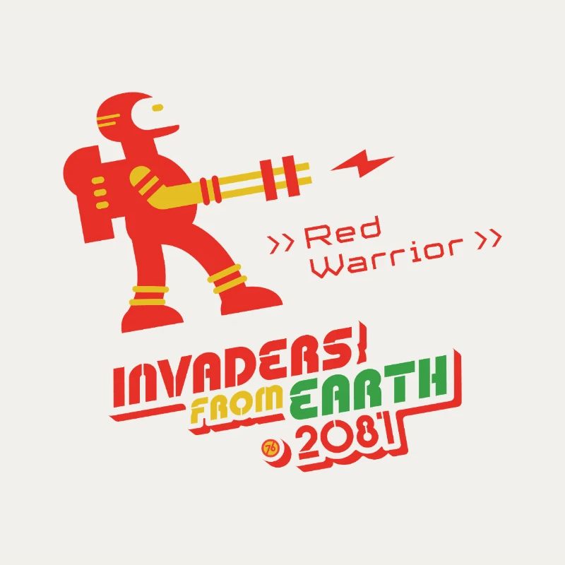 Invaders From Earth 2081 RED WARRIOR
