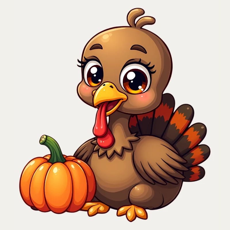 Bébé dinde de Thanksgiving