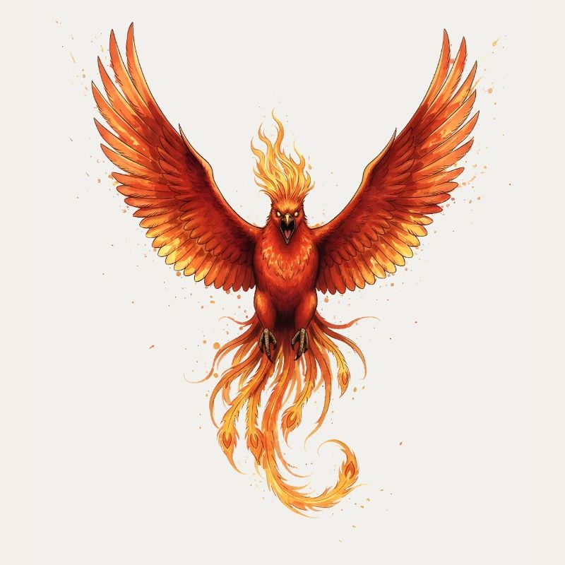 Fire Phoenix Flame Flight