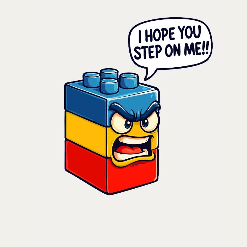 J’espère que vous me marcherez sur la construction de blocs de construction de briques