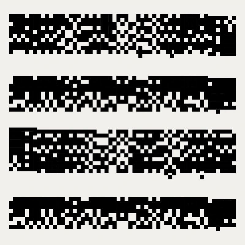 glitched pixelled lines