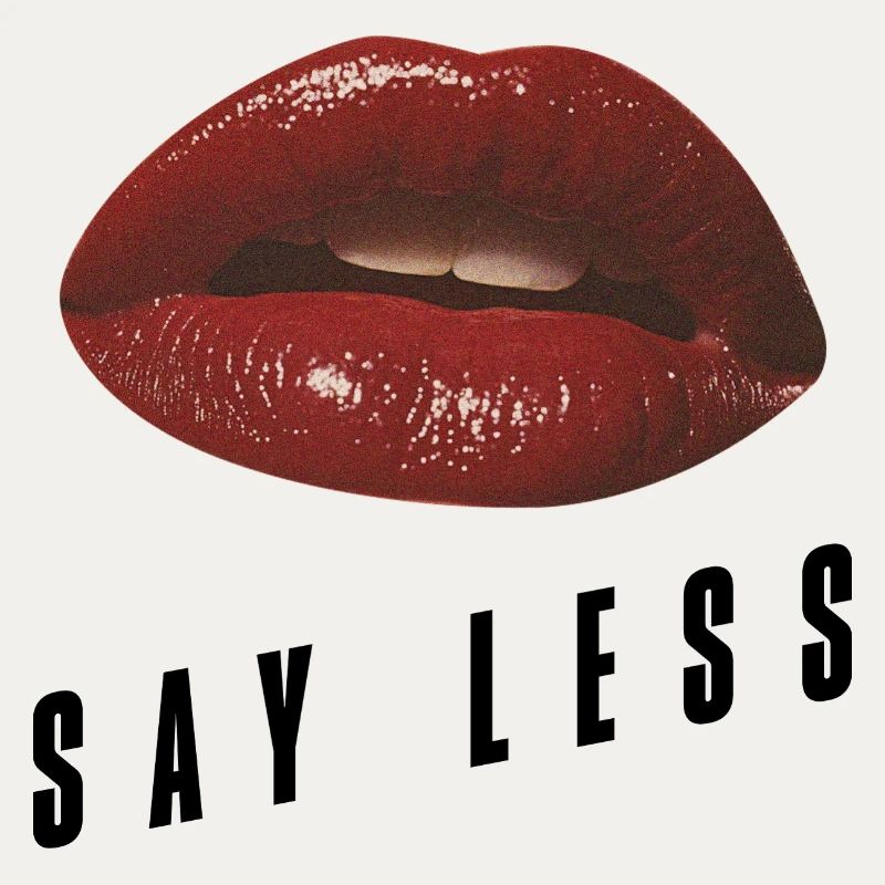 Red Lips Minimal – Bold Statement