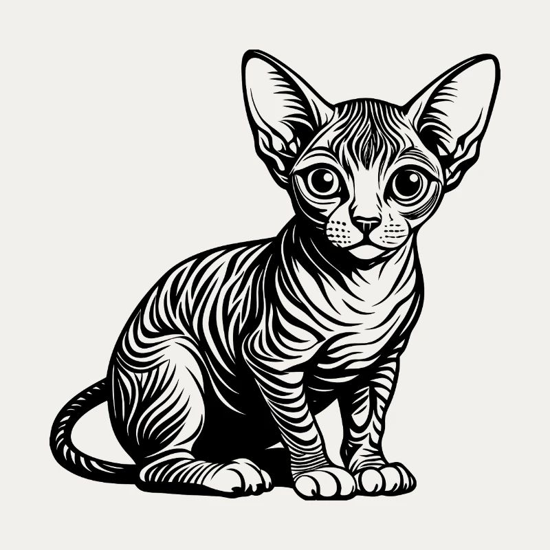 Sphynx-Katze
