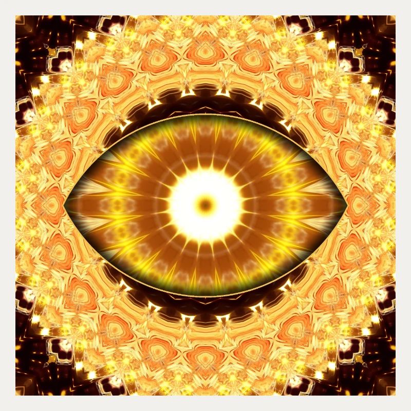 Rayons Mandala Œil de Soleil