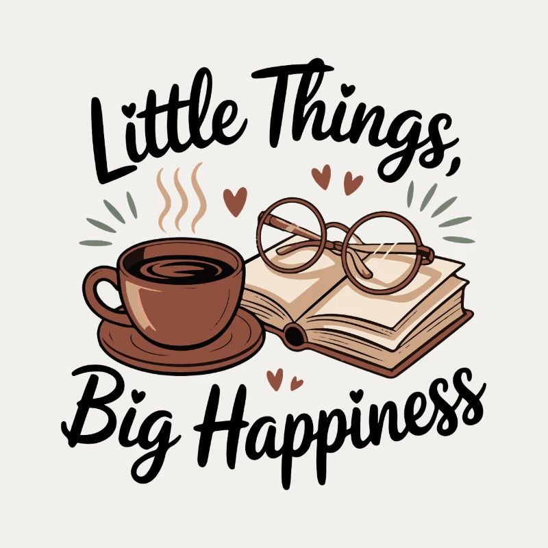 Cozy Reading Brew Coffee Glasses Buch