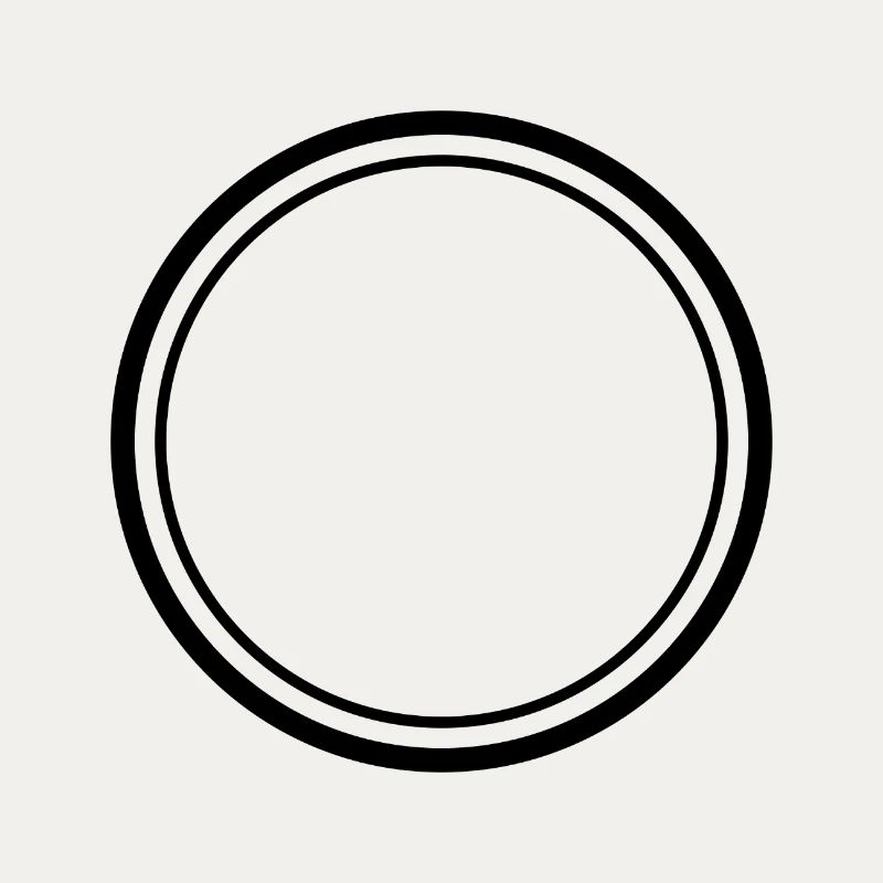 Double Circle Frame