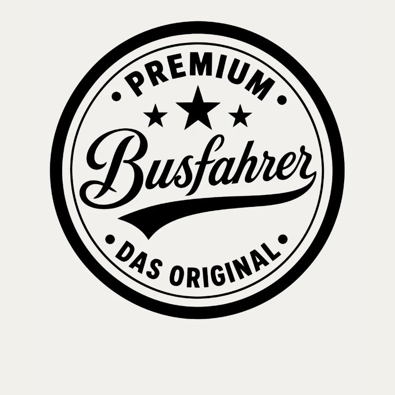 Premium Siegel Busfahrer Original Berufe 