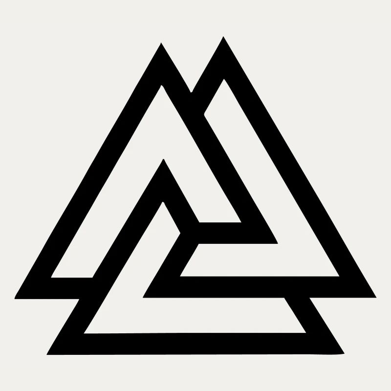 Nœud valknut tombé au combat