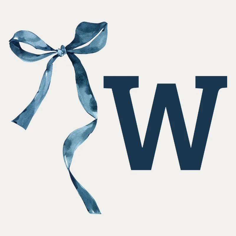Monogram w Gift Idea