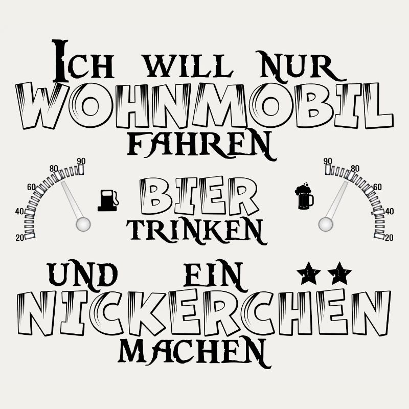 Wohnmobil Bier Nickerchen Camping