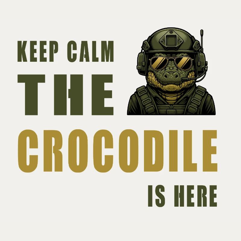 Krokodil im Einsatz – Keep Calm