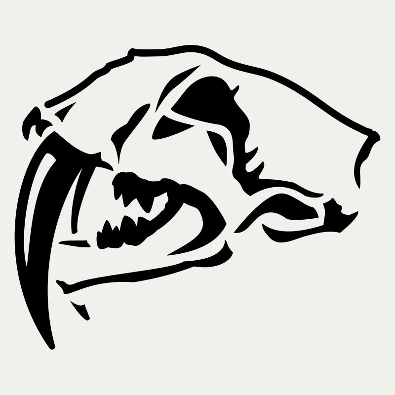 Sabre-toothed Tiger Skull