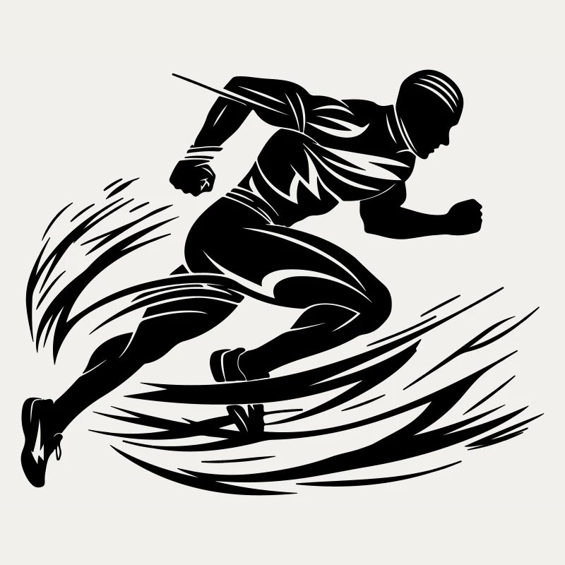 Sprinter en mouvement
