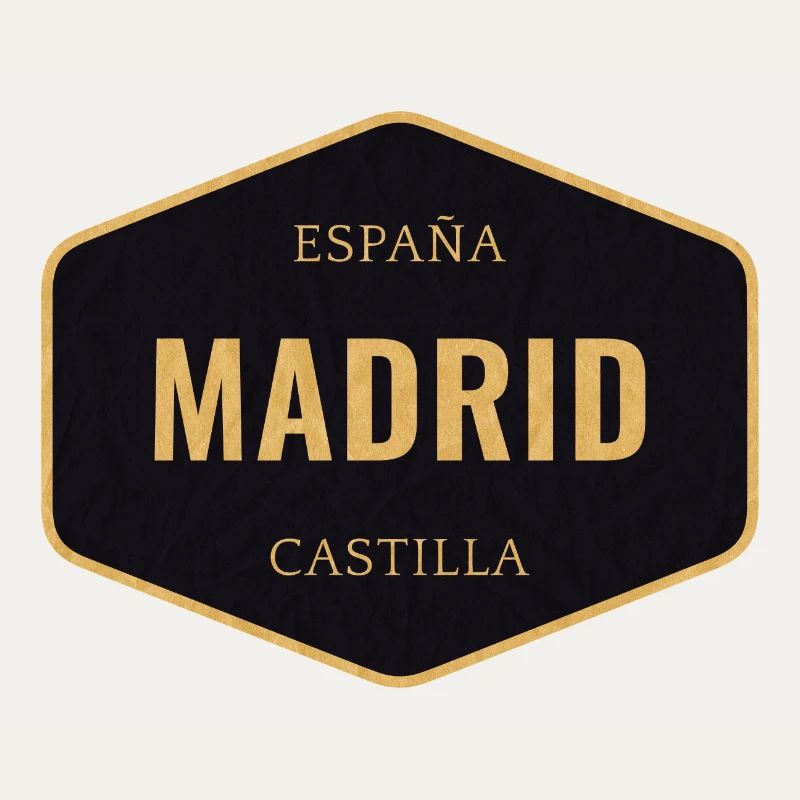 Madrid Castilla Vintage Abzeichen