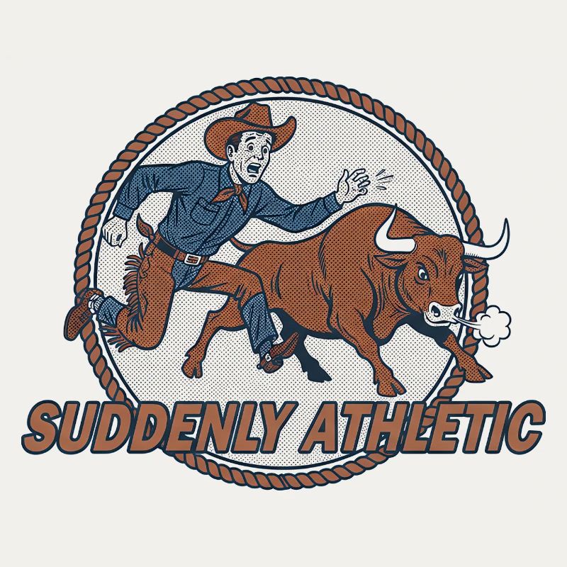 Plötzlich Athletisches Rodeo