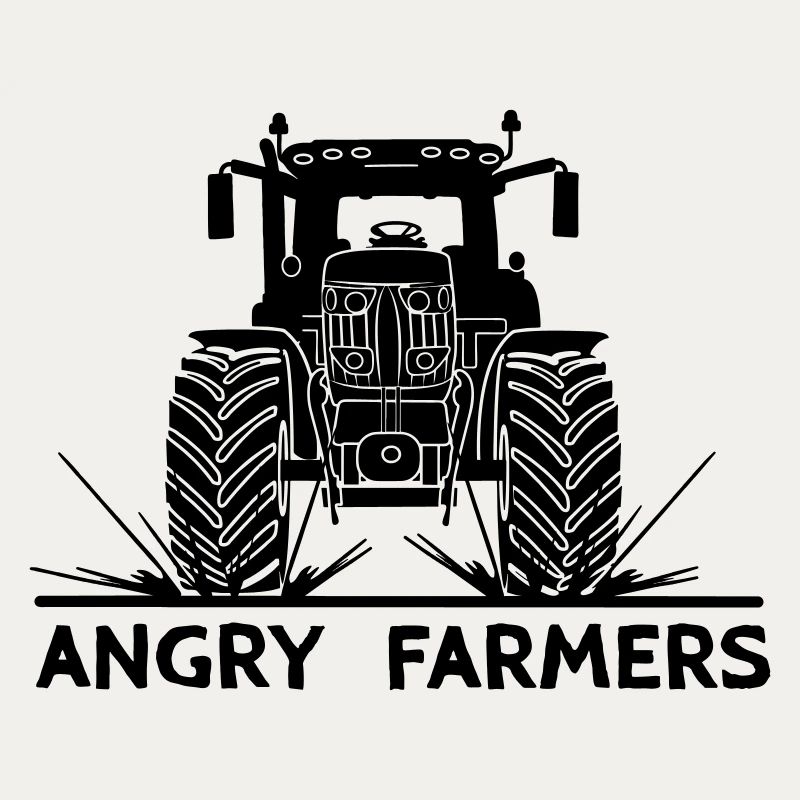 Tractor protest Angry farmers