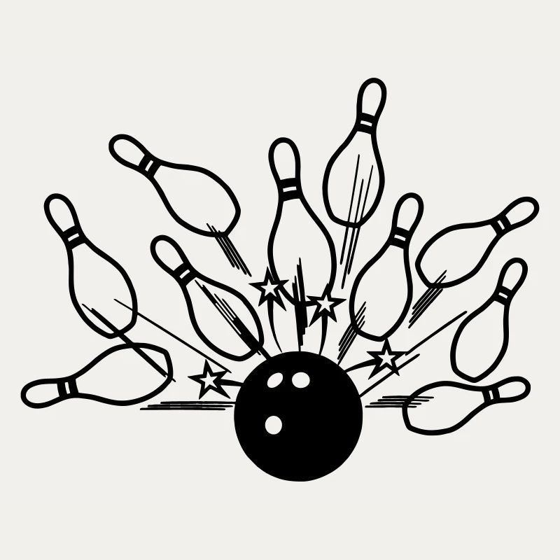 Frappe de bowling